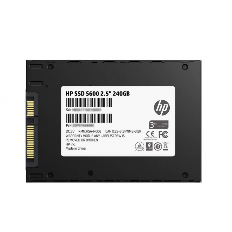 SSD HP S600 INTERNO 240GB (525/520)